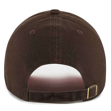 Women's '47 Brown Cleveland Browns Confetti Icon Clean Up Adjustable Hat
