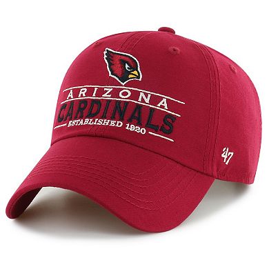 Men's '47 Cardinal Arizona Cardinals Vernon Clean UpÂ Adjustable Hat