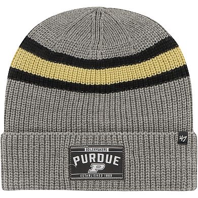 Men's '47 Charcoal Purdue Boilermakers Penobscot Cuffed Knit Hat