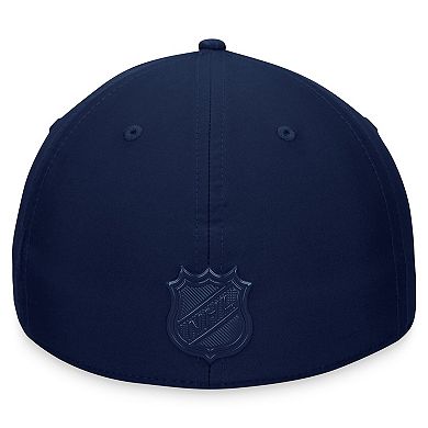Men's Fanatics Branded Navy St. Louis Blues Authentic Pro Road Stack Logo Flex Hat