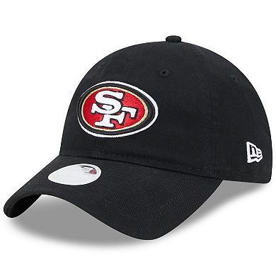 Women's New Era Black San Francisco 49ers Main Core Classic 2.0 9TWENTY Adjustable Hat