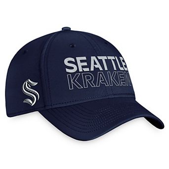 Men's Fanatics Branded Deep Sea Blue Seattle Kraken Authentic Pro Road Flex Hat