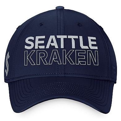 Men's Fanatics Branded Deep Sea Blue Seattle Kraken Authentic Pro Road Flex Hat