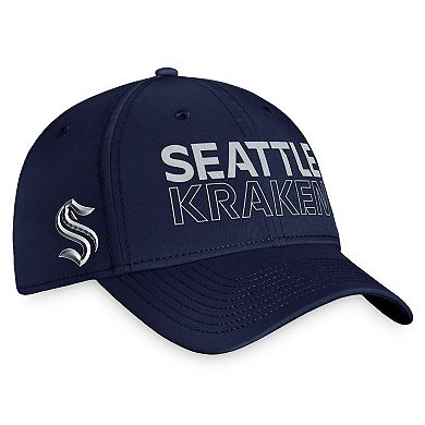 Men's Fanatics Branded Deep Sea Blue Seattle Kraken Authentic Pro Road Flex Hat