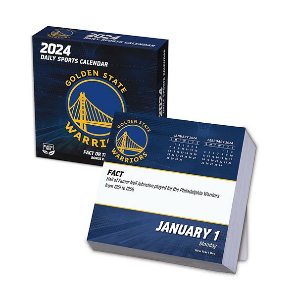 Golden State Warriors 2024 Box Calendar