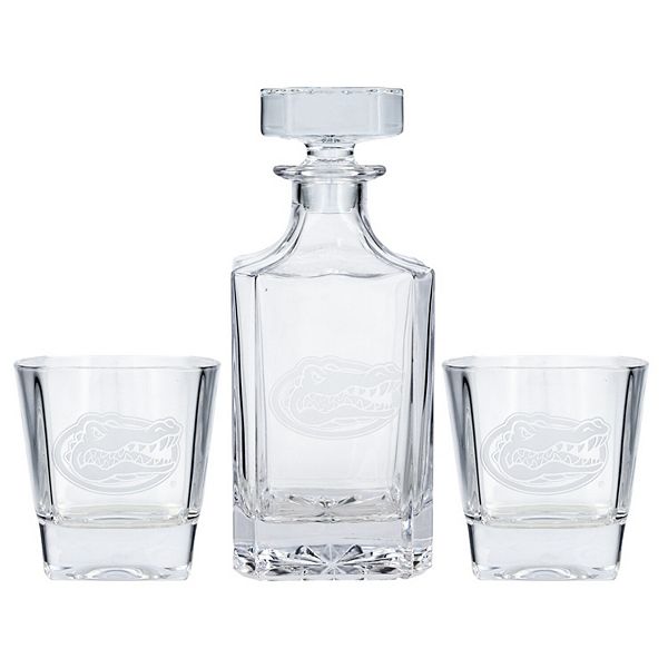 Florida Gators 3Piece Decanter Set