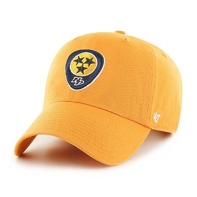 Men's '47 Gold Nashville Predators Alternate Clean Up Adjustable Hat