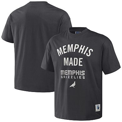 Men's NBA x Staple Anthracite Memphis Grizzlies Heavyweight Oversized T-Shirt