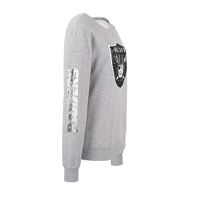 90'S Nutmeg Las Vegas Raiders Print Sweatshirt, Made in USA, Men's Size L (approx.), Vintage cotton red type Vintage Second Hand