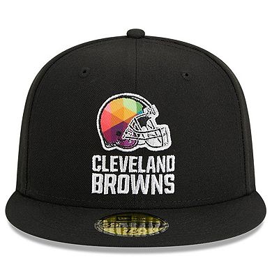 Men's New Era  Black Cleveland Browns 2023 NFL Crucial Catch 59FIFTY Fitted Hat