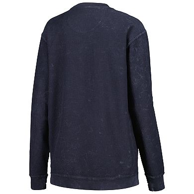 Women's G-III 4Her by Carl Banks Navy Dallas Cowboys Comfy Cord Pullover Sweatshirt