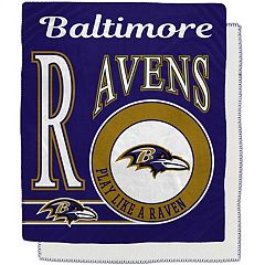 Baltimore Ravens 50'' x 60'' Plush Raschel Throw