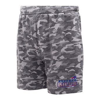 Men's Concepts Sport Charcoal Buffalo Bills Biscayne Camo Shorts