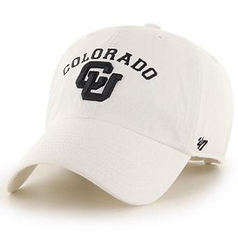 Men's '47 White Colorado Buffaloes Vintage Clean Up Adjustable Hat