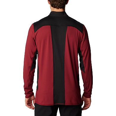 Men's Columbia Garnet Florida State Seminoles Tech Trail™ Omni-Shade Quarter-Zip Top