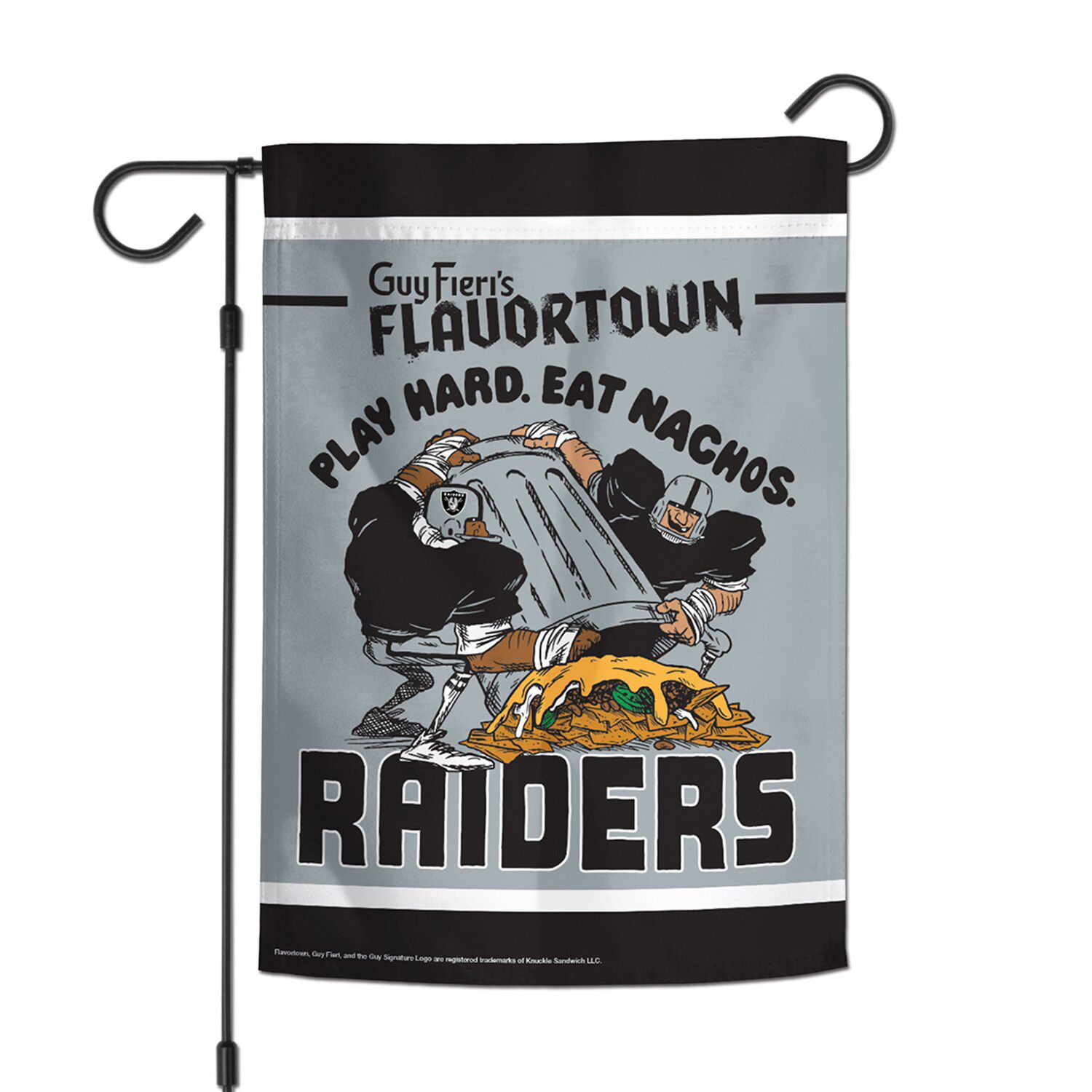 Oakland Raiders Hausflagge – Zweiseitig, 71x102 Cm, Aus Polyester, Offiziell Lizenziert
