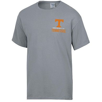 Men's Comfort Wash Graphite Tennessee Volunteers Vintage Logo T-Shirt