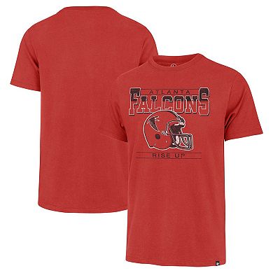 Men's '47 Red Atlanta Falcons Time Lock Franklin T-Shirt
