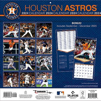 Houston Astros 2024 12'' x 12'' Team Wall Calendar