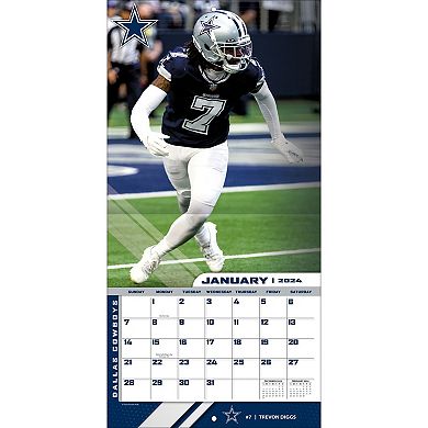 Dallas Cowboys 2024 12'' x 12'' Team Wall Calendar