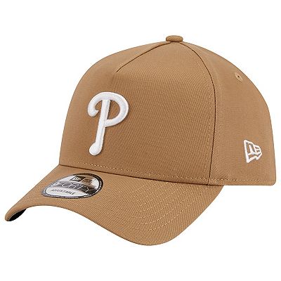 Men's New Era Khaki Philadelphia Phillies A-Frame 9FORTY