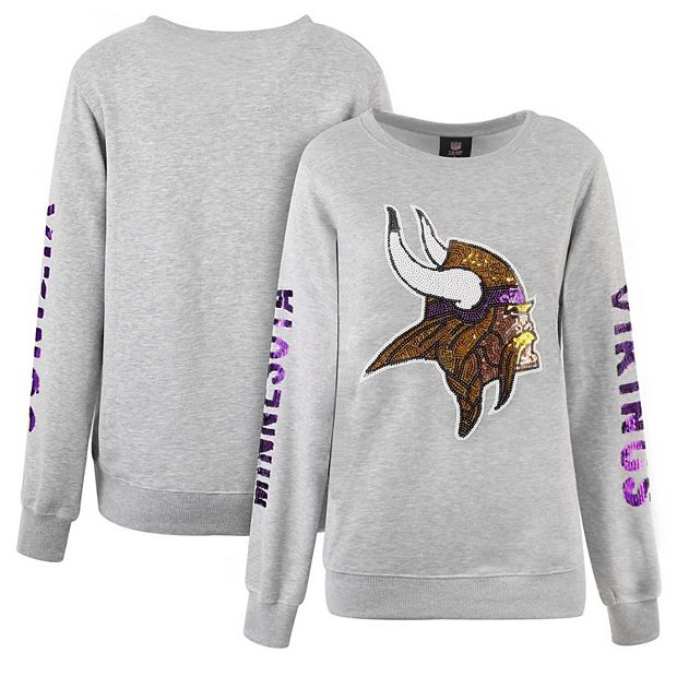 Gray minnesota vikings sweatshirt sale