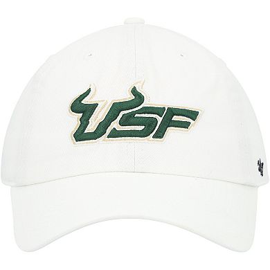 Men's '47 White South Florida Bulls Vintage Clean Up Adjustable Hat
