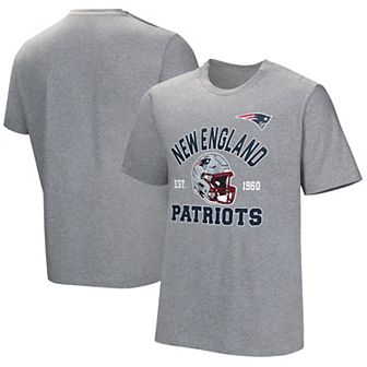 Men's Gray New England Patriots Tackle Adaptive T-Shirt