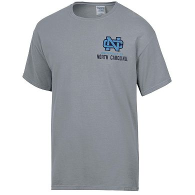 Men's Comfort Wash Graphite North Carolina Tar Heels Vintage Logo T-Shirt