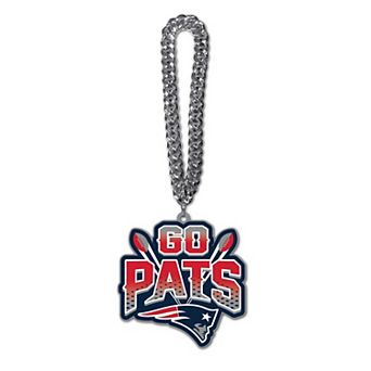 MOJO New England Patriots Slogan Fan Chain Necklace
