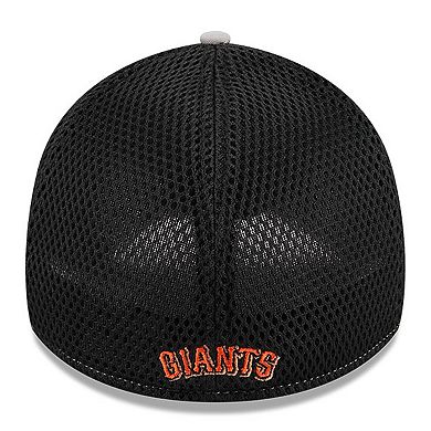 Men's New Era Gray San Francisco Giants Pipe 39THIRTY Flex Hat