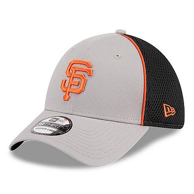 Men's New Era Gray San Francisco Giants Pipe 39THIRTY Flex Hat