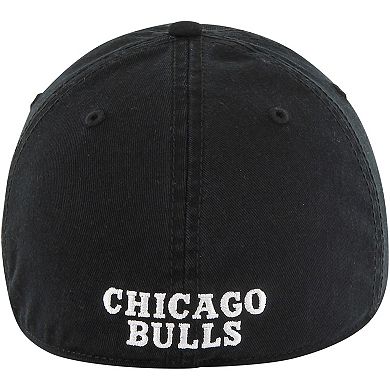 Men's '47 Black Chicago Bulls  Classic Franchise Fitted Hat