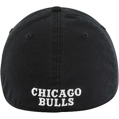 Men's '47 Black Chicago Bulls Classic Franchise Fitted Hat