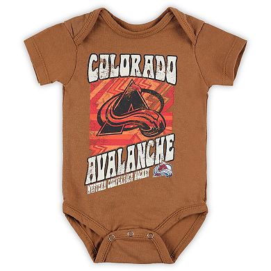 Newborn & Infant Brown Colorado Avalanche Hip To The Game Bodysuit