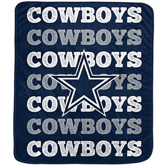 Pegasus Dallas Cowboys 60'' x 70'' Logo Wordmark Plush Blanket