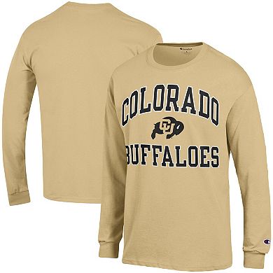 Men's Champion  Gold Colorado Buffaloes High Motor Long Sleeve T-Shirt