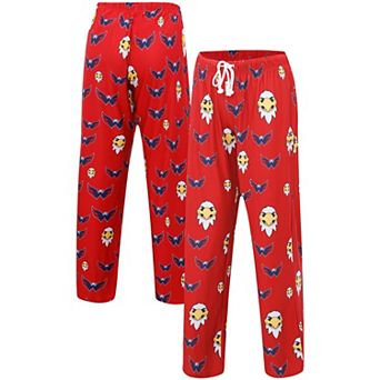 Women's Concepts Sport Red Washington Capitals Gauge Allover Print Knit Sleep Pants