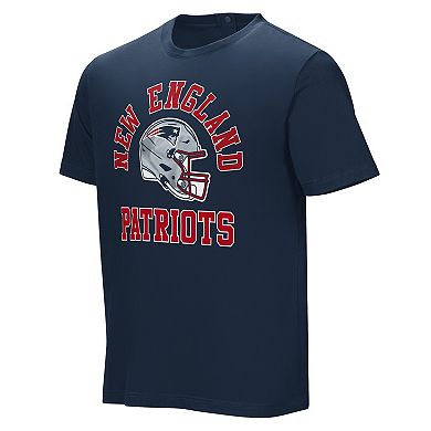 Men's Navy New England Patriots Field Goal Assisted T-Shirt
