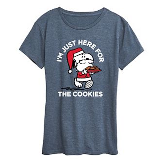 Women's Peanuts Snoopy Cookies Graphic Tee