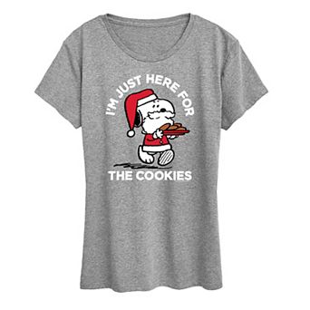 Women's Peanuts Snoopy Cookies Graphic Tee