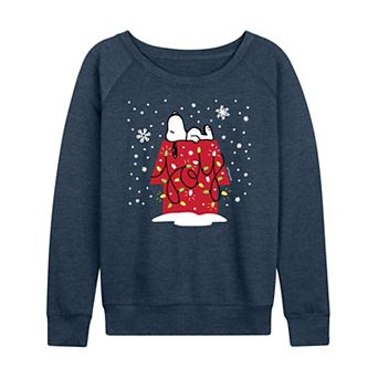 Women's Peanuts Snoopy Joy French Terry Long Sleeve Tee
