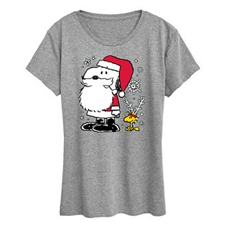 Women's Peanuts Snoopy & Woodstock Graphic Tee