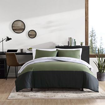 Eddie Bauer Skyline Stripe Reversible Comforter Set