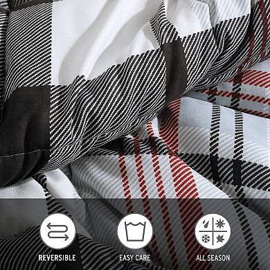 Eddie Bauer Normandy Plaid Reversible Comforter Set