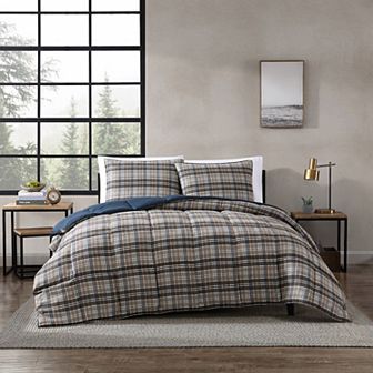 Eddie Bauer Rugged Plaid Reversible Comforter Set