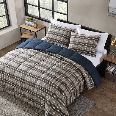 Eddie Bauer Rugged Plaid Reversible Comforter Set