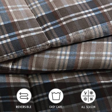 Eddie Bauer Rugged Plaid Reversible Comforter Set