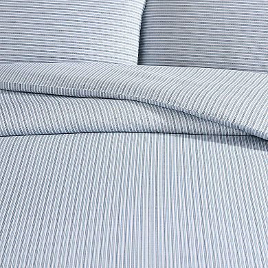 Eddie Bauer Ticking Stripe Duvet Set