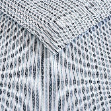 Eddie Bauer Ticking Stripe Duvet Set